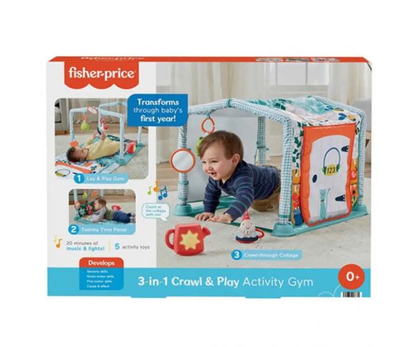 Fisher-Price: Casă Dulce covor de joacă transformabilă - Mattel