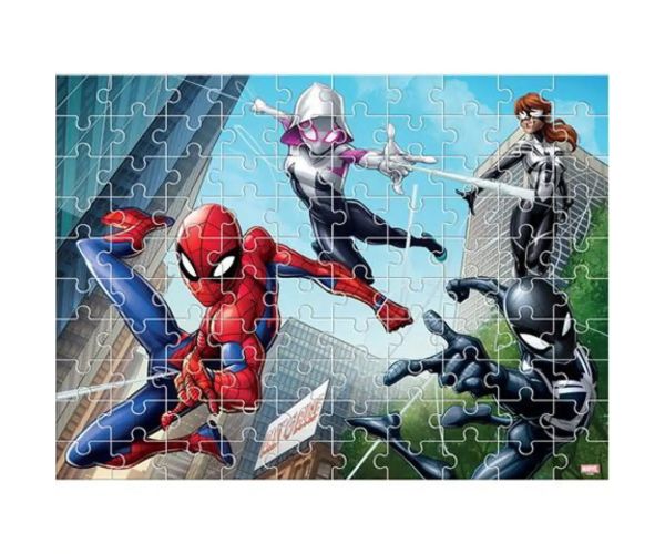 Spider-Man puzzle 2 in 1 se poate colora 100 bucăți