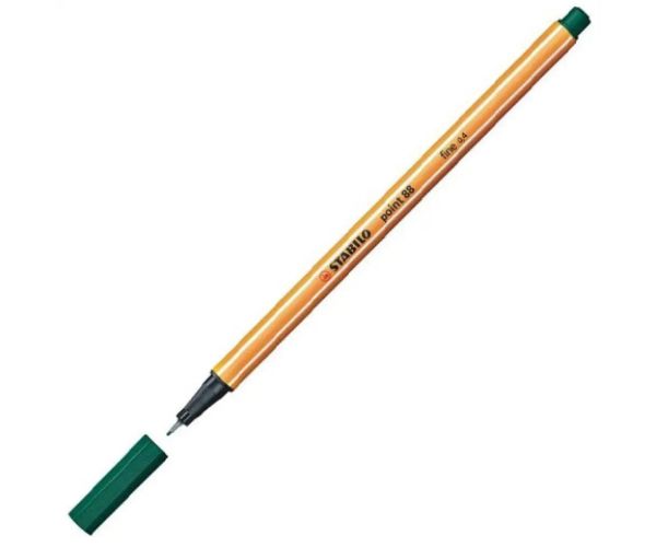 Stabilo: Point 88 fine 0,4mm verde închis