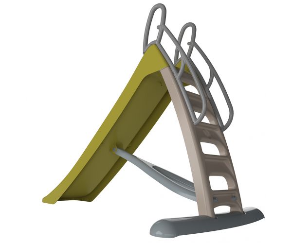Tobogan Speed cu balustradă de siguranță de culoare lime de 170 cm
