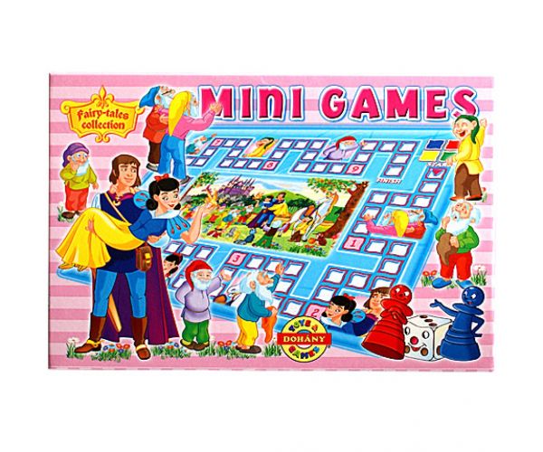 Albă ca Zăpada și cei șapte pitici mini joc de societate - D-Toys