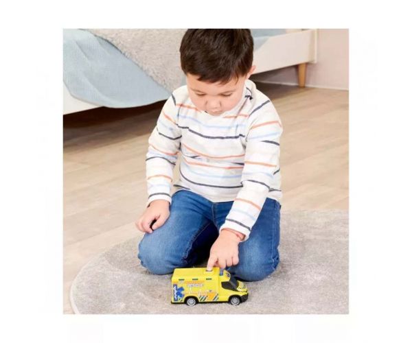 Ambulanță SOS Iveco cu sunet și lumină, 18 cm - Dickie Toys