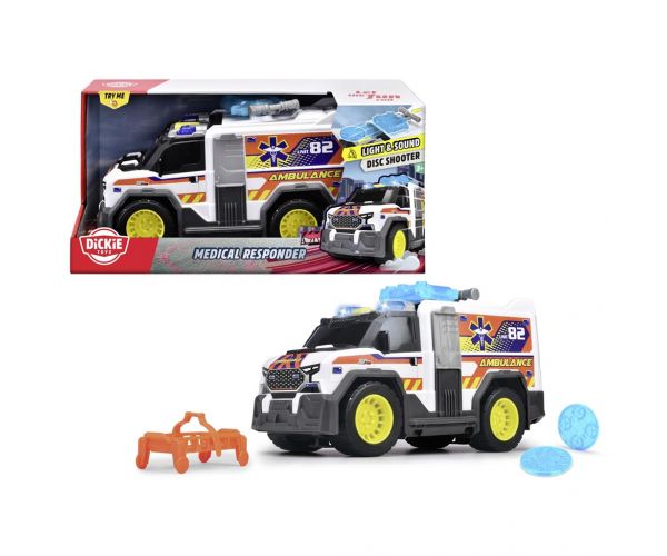 Ambulanță cu lumină și sunet 30cm - Dickie Toys
