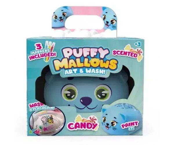 Animăluț pufos din bezea: Candy - albastru