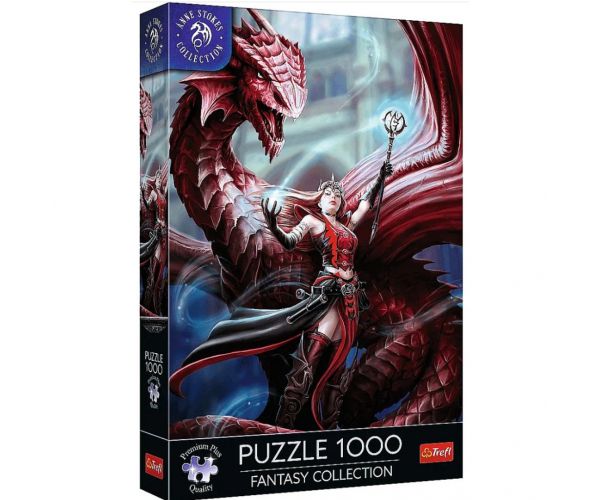 Anne Stokes: Skarlátvörös 1000db-os prémium plusz puzzle - Trefl