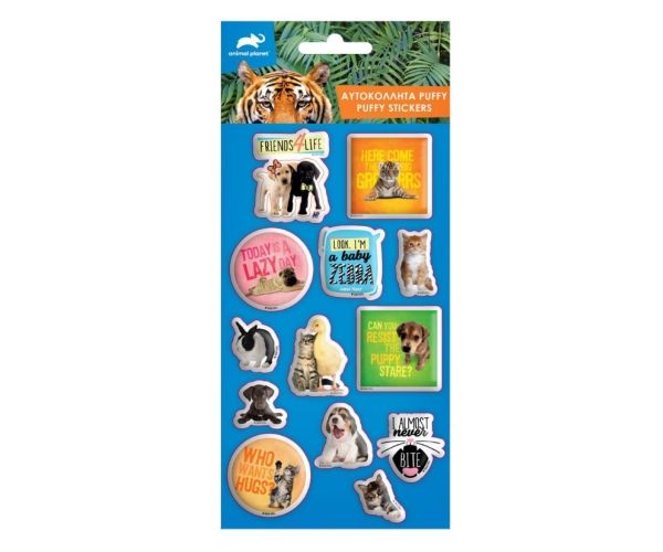 Animal Planet 3D set Stickers Puffy 10x22cm