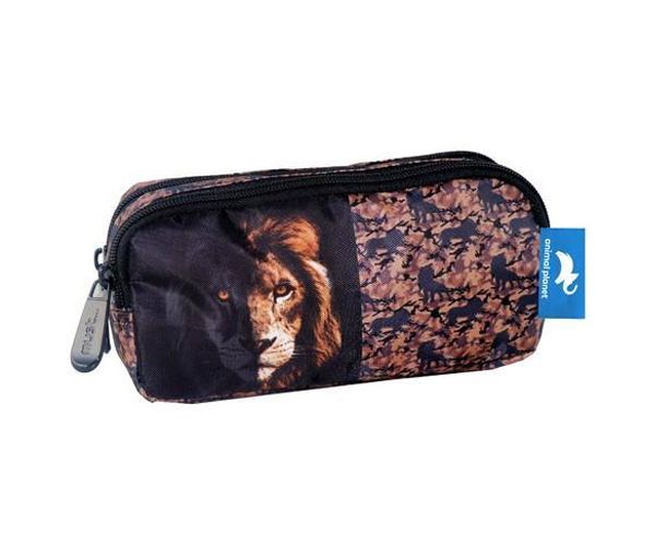 Animal Planet penar compartiment dublu cu model leu