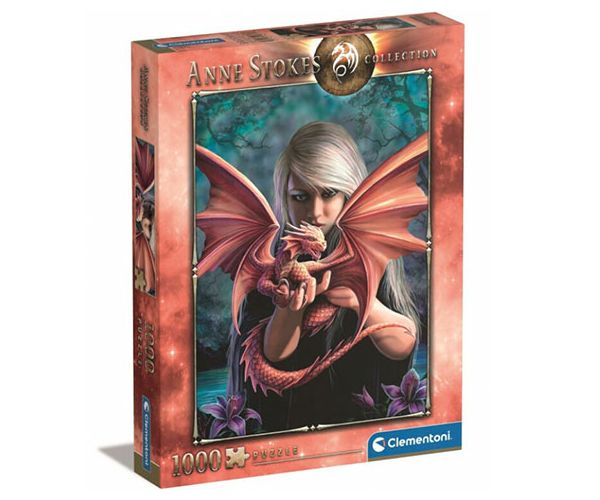 Anne Stokes: Dragonkin 1000db-os puzzle - Clementoni