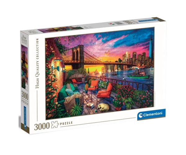 Naplemente Manhattanben HQC puzzle 3000db-os - Clementoni