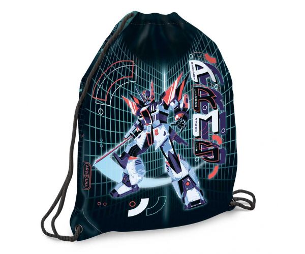 Ars Una: A.R.M.S. sac sportiv cu roboți, 32x42 cm