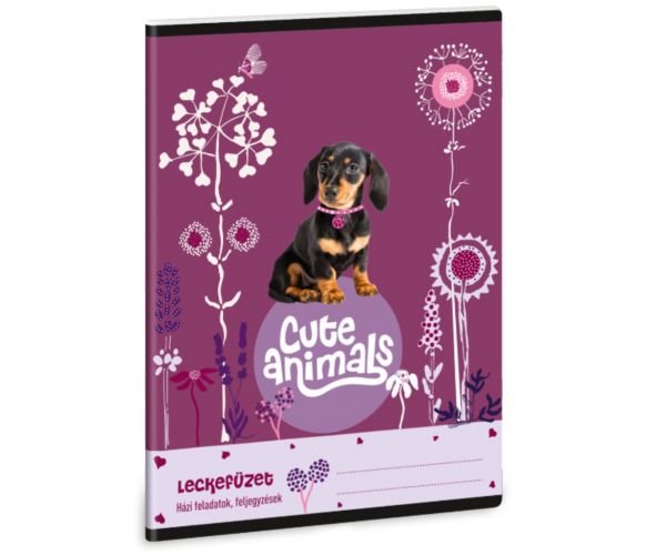 Ars Una: Animale drăguțe - Caiet de teme pentru cățeluși, 38 de pagini, format A5