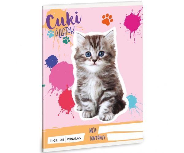 Ars Una: Animale drăguțe - Caiet dictando A/5 Persană, 21-32