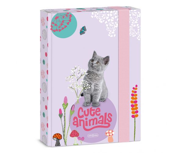 Ars Una: Animale drăguțe - Cutie cu caiete A5 cu pisici