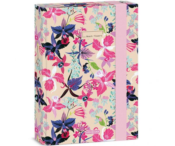 Ars Una: Beach Flowers cutie pentru caiete format A/5