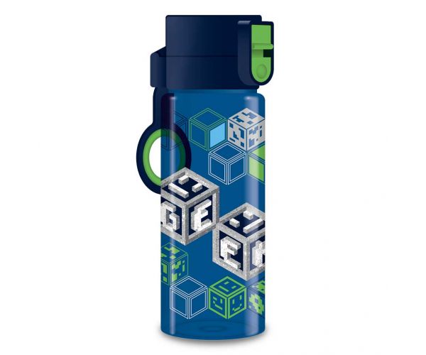 Ars Una: Bidon Geek cu model în pătrate, fără BPA, 475 ml