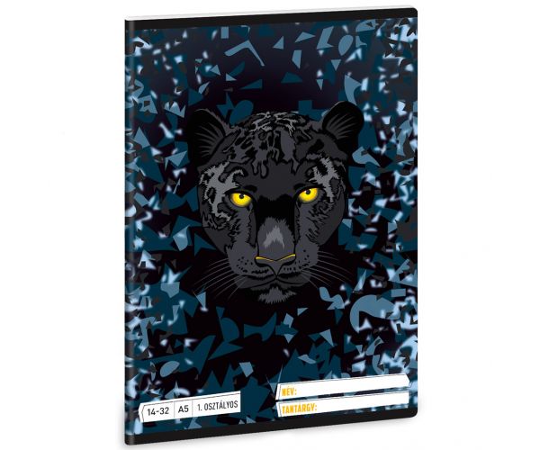Ars Una: Black Panther A/5 caiet liniat pentru clasa I 14-32