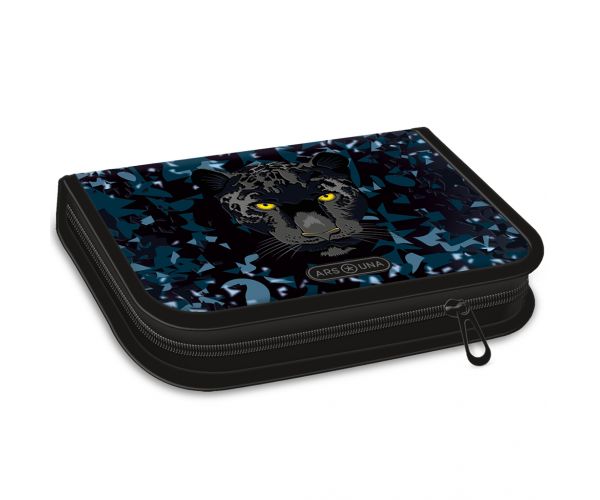 Ars Una: Black Panther penar pliabil umplut 12,8x19,3x3,6cm