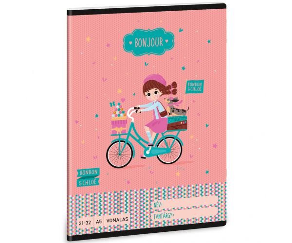 Ars Una: Bonjour caiet liniat A/5 21-32
