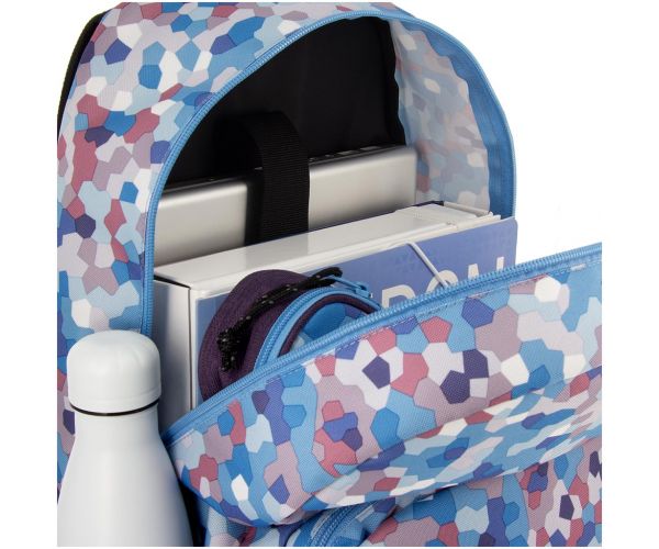 Ars Una: Caleidoscope-blue rucsac școlar AU-14 32x51x25cm