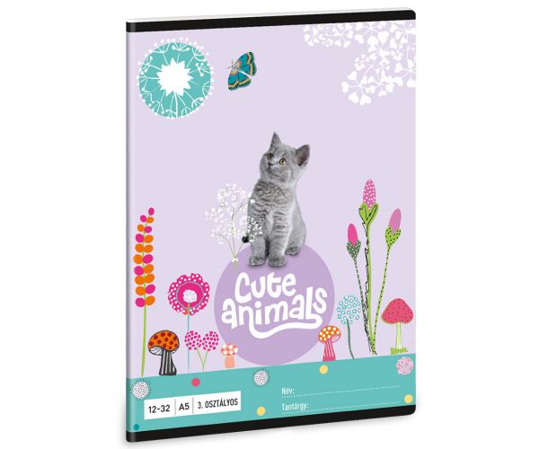 Ars Una: Cute Animals - Kitten caiet dictando pentru clasa a 3-a A/5