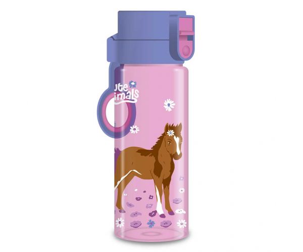Ars Una: Cute Animals Horse - bidon fără BPA, cu model de cal, 475 ml