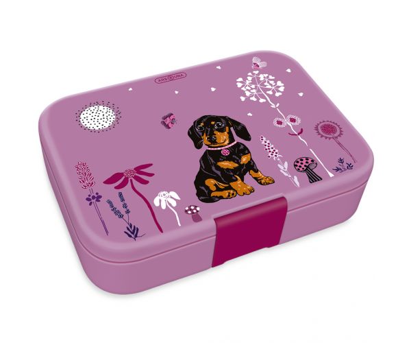 Ars Una: Cute Animals Puppy cutie de prânz compartimentată cu cățeluș 15,3×21,6×5,2 cm