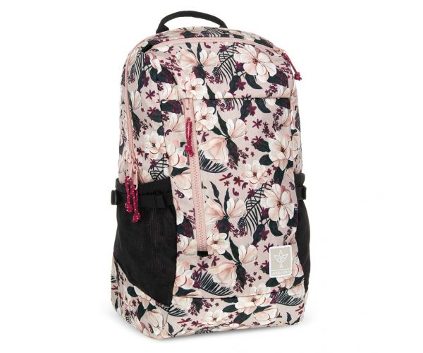 Ars Una: Flowery Pink AU-17 iskolatáska, hátizsák 32x47x18cm