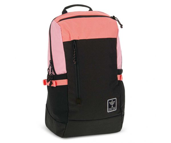 Ars Una: Ghiozdan școlar Rose Black AU-17, rucsac 32x47x18cm