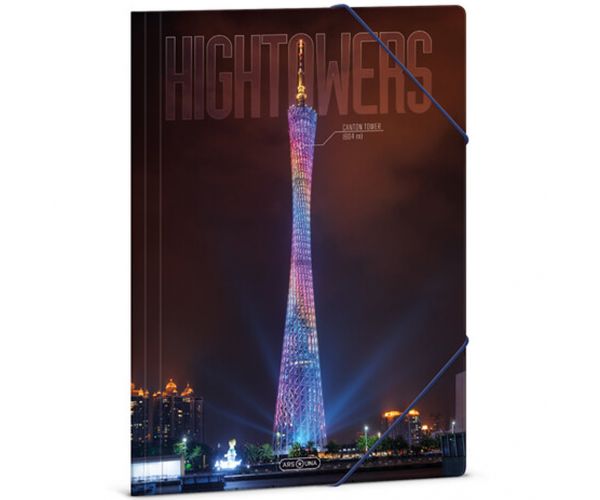 Ars Una: Hightower-Canton mapă cu elastic A/4