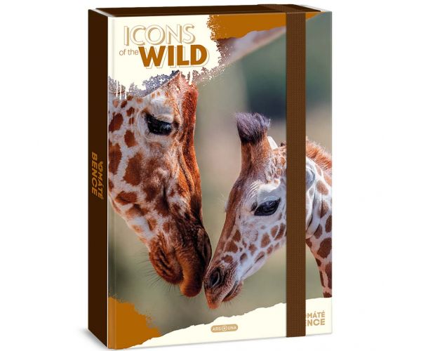 Ars Una: Icons of the Wild Giraffes cutie pentru caiete A/4