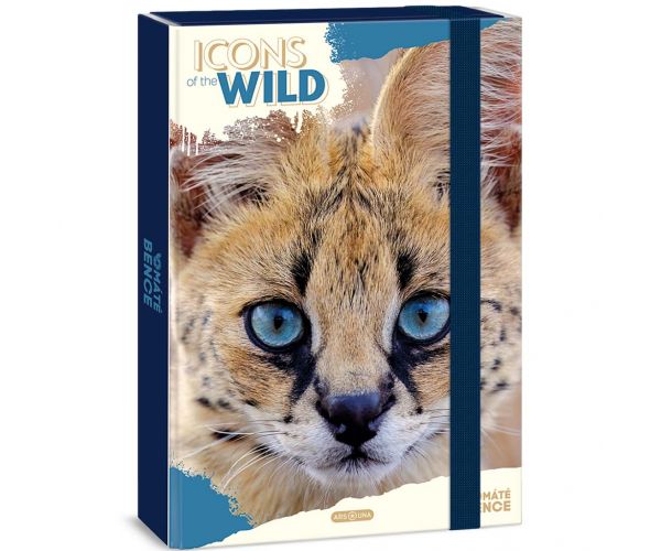 Ars Una: Icons of the Wild Serval cutie pentru caiete format A/4