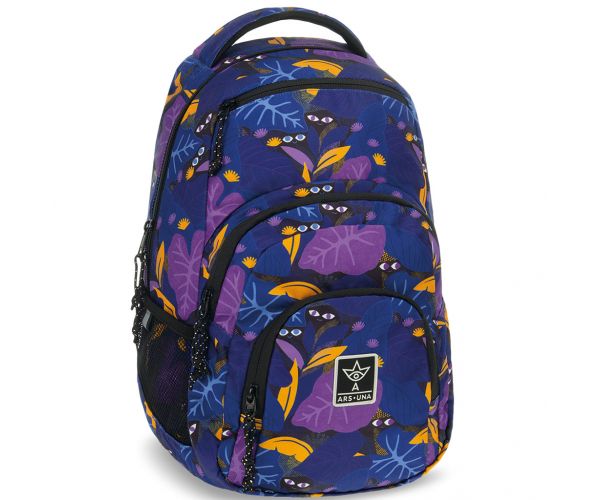 Ars Una: Jungle Night ghiozdan școlar AU-2 32x46x22cm
