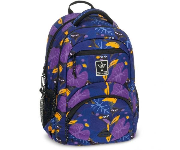 Ars Una Jungle Night ghiozdan școlar ergonomic 27 L