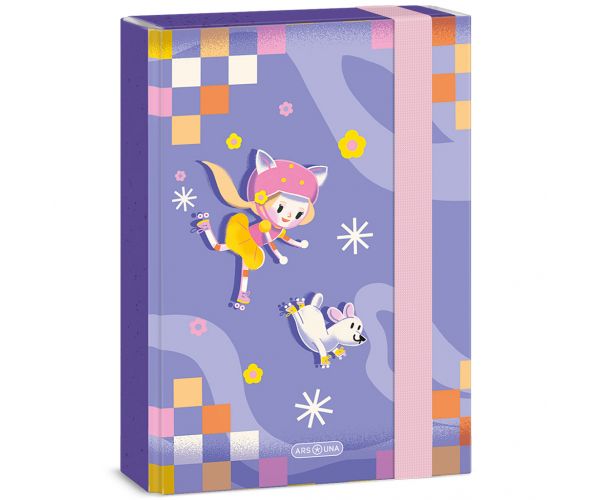 Ars Una: Keep Rolling cutie mov pentru caiete A/5