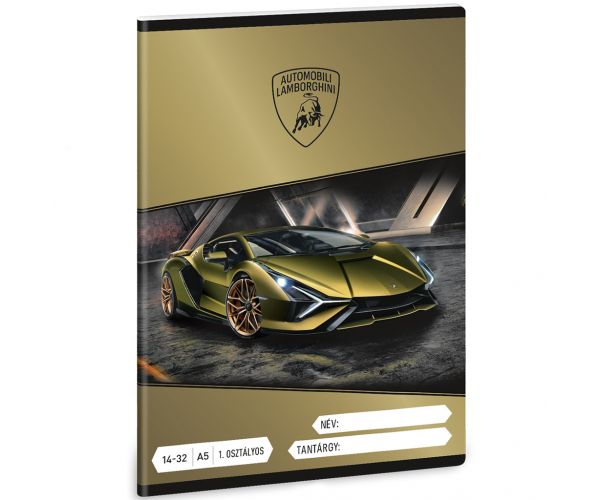 Ars Una: Lamborghini Revuelto A/5 caiet liniat pentru clasa I 14-32