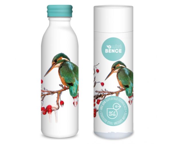 Ars Una Máté Bence - Sticlă metalică cu perete dublu Kingfisher 600ml