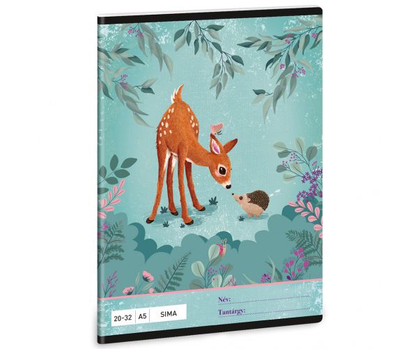 Ars Una: My Secret Garden caiet cu foi simple A/5