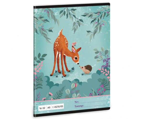 Ars Una: My Secret Garden caiet liniat pentru clasa a 2-a A/5