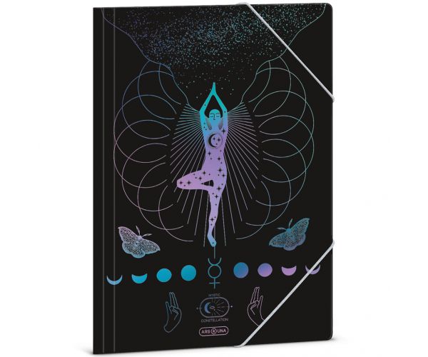 Ars Una: Mystic Constellation mapă cu elastic A/4