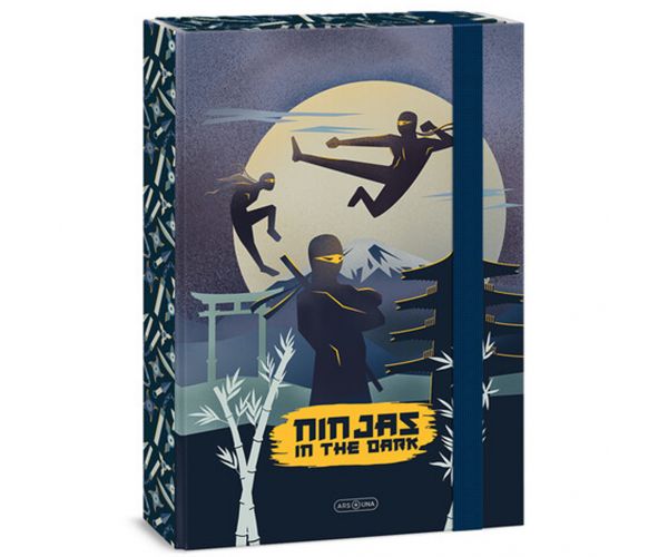 Ars Una: Ninjas in the dark mapă cu elastic A/4