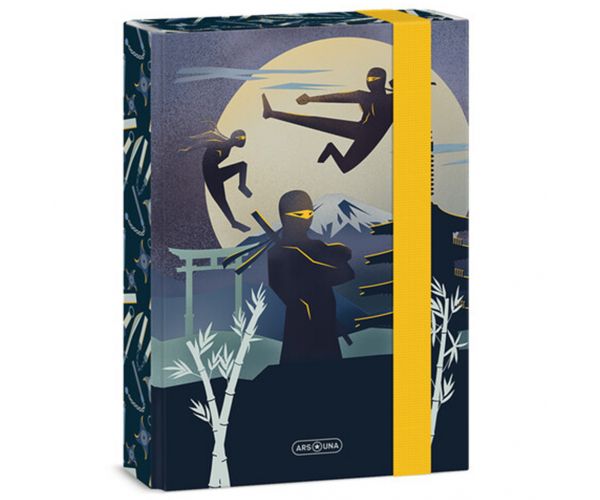 Ars Una Ninjas in the dark mapă cu elastic A/5