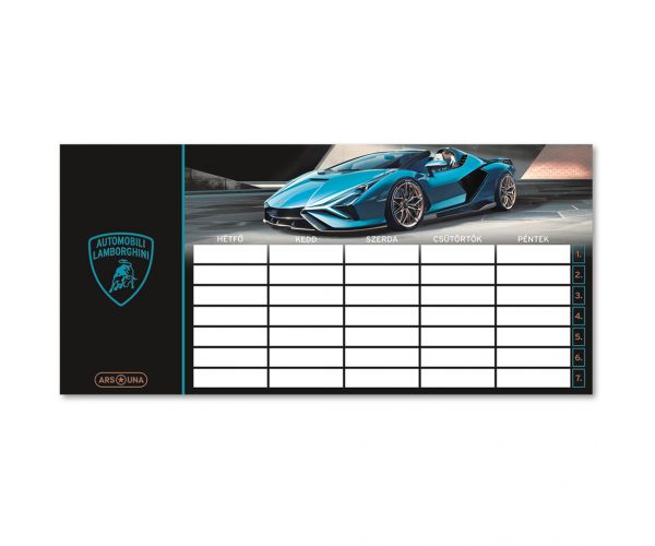 Ars Una: Orar albastru Lamborghini cu două fețe
