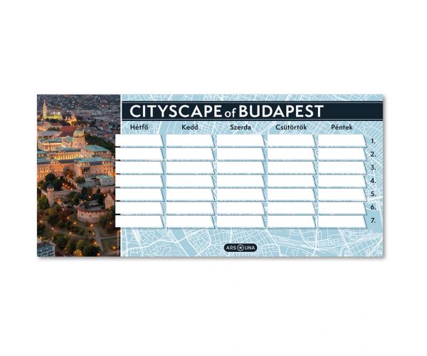 Ars Una: Orar tip cityscape, o singură coală, față-verso
