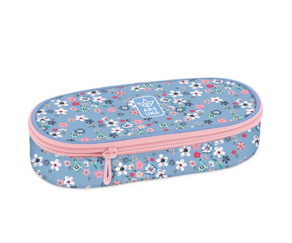 Ars Una: Pearl Blossom Blue penar oval cu flori 23x5,5x9cm