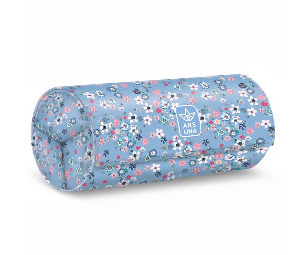 Ars Una: Pearl Blossom Blue penar rulabil cu flori 20x9x9cm