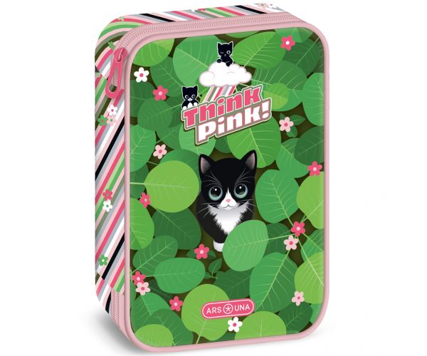 Ars Una: Penar multietajat cu pisică Think Pink, 15,5×22,5×4,5 cm