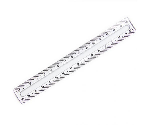 Ars Una: Riglă transparentă 17 cm