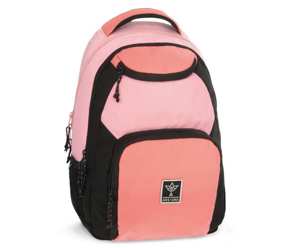 Ars Una: Rose Black AU-6 ghiozdan școlar, rucsac 34x45x26cm