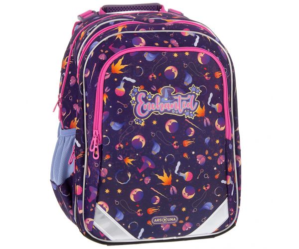 Ars Una: Enchanted ergo-fit lekerekített iskolatáska, hátizsák 34x40x21cm