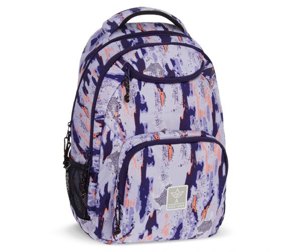 Ars Una: Rucsac școlar Camouflage AU-6, 34x45x26cm